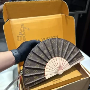 3 Colors Fashion 14.6*7.5" folding fan HandBag BB-921860