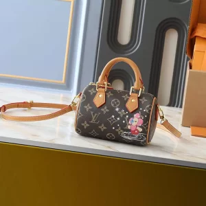 Size16x10x7.5cm Leather Woman's Handbag with straps BB-11025