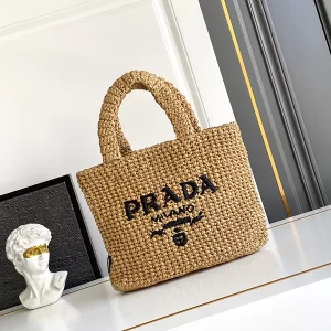 Weave Woman's Handbag  2Sizes Small24X24X8cm Big40x34x15cm BB-921895