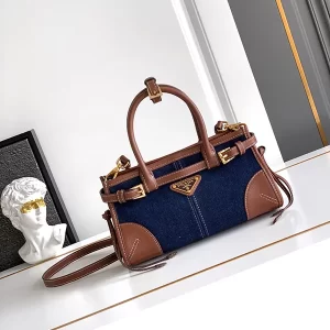 2 Colors Blue Canvas Woman's Handbag Size23.5x12x9cm BB-921897