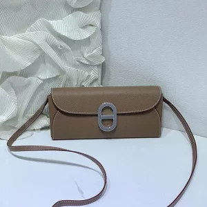 10 Colors Leather 24x11x3.5cm Silver buckle Long Wallet with strap BB-921919