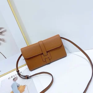 9 Colors Leather 22x13.8x4cm Long Wallet with Strap BB-921914
