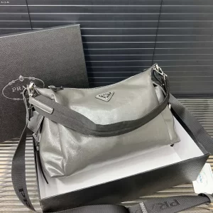 Gray Leather &Silver