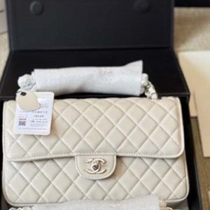 Beige in Silver Buckle