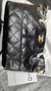 Sheepskin leather Size36x24x12cmChains Handbag with chains photo review