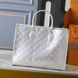 Genuine leather Size35X27X14cm Silver Woman's Handbag BB-921944