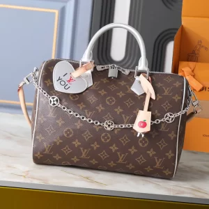 Genuine leather Size30x21x17cm Chains Handbag with charm BB-921947
