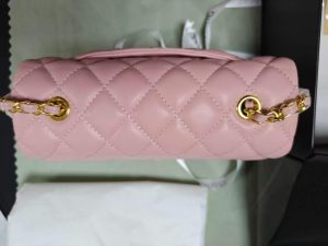 Small Genuine leather (16Colors) Size20cm Squares woman's Handbag with chains BB-921975 photo review