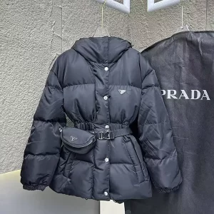 Ant waist hooded down jacket WT-813067