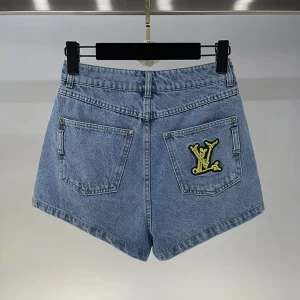 Back Pocket Letter Embroidered Shorts WKZ-93607