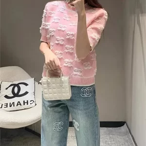 Jacquard loop knit sweater MY-93237