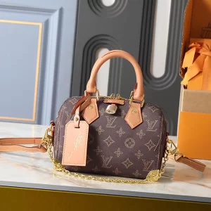 2Colors 20.5x13.5x11cm Genuine Leather Chains Handbag with Adjustable straps and Charms BB-9211035