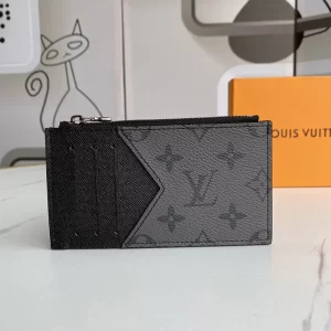 7Color 8x14.5cm Canvas&Genuine Leather CardHolder BB-9211045