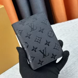 4Colors 10x14x2.5cm Embossed Leather Passport Wallet BB-9211011