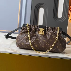 2Colors 30x16x11cm Genuine Leather Chains Handbag with adjustable straps BB-9211016