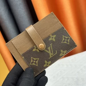 8Colors 11.5x8.4cm Genuine Leather Cardholder with Button BB-9211017