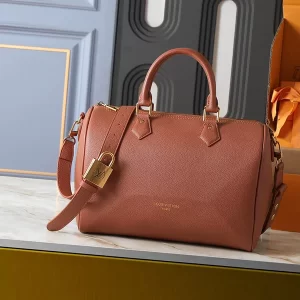 2Colors 30x21x17cm Genuine Leather Handbag with  Adjustable straps and lock BB-9211020
