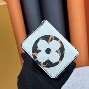Fashion 11x8x2cm Zip Around Genuine Leather Wallet BB-9211044