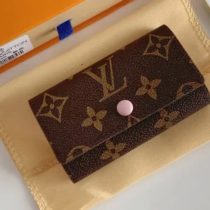 4Colors Fashion 10.5x7cm key bag with 6 Key Hooks BB-9211010