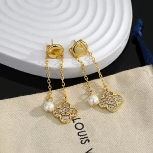 Chains Stone-set Flowers Earrings ED-931331