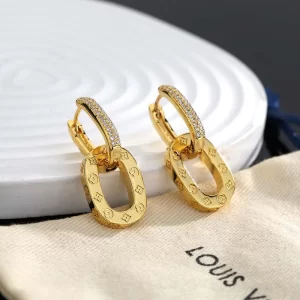 Circle Stone-set Earrings ED-931332