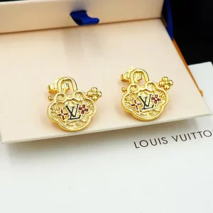 Elegant Lock Earrings ED-931337