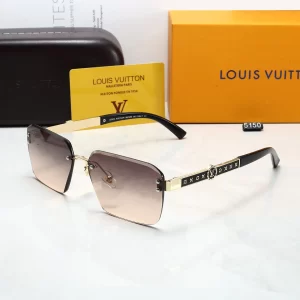 4 Colors Squares Rimless Metal temples Sunglasses TYJ-915712