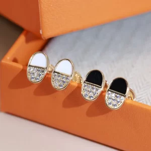 Stone-set Earrings(2Colors) ED-931287