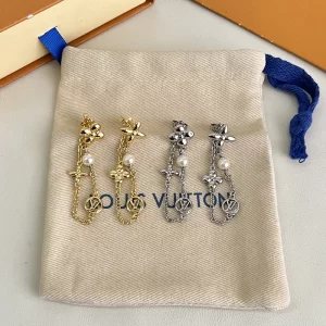 ChainsPearls Earrings(2Colors) ED-931344