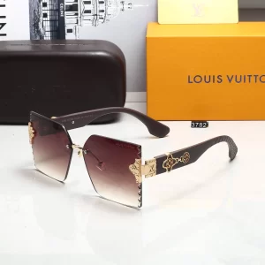5 Colors Gradient lenses rimless Woman's Sunglasses TYJ-915836