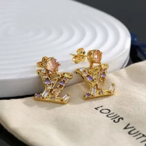 Colorful Gem-set Earrings ED-931326