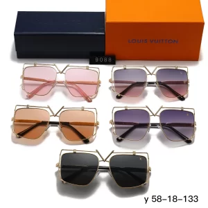 5 Colors Unisex metal-framed metal temples Sunglasses(A/B/C=58/18/133mm) TYJ-915723