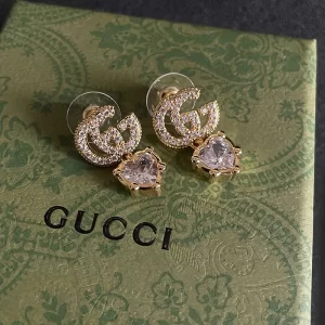 Hearts Stone-set Earrings ED-931280