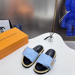 Fashio Genuine Leather Flat Slippers LX-669566