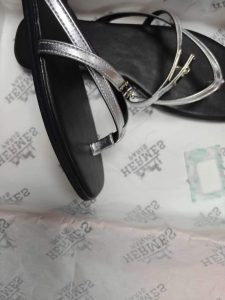 Fashion Genuine Leather 1cm Heel Flip-flops(16 Colors) LX-669061 photo review
